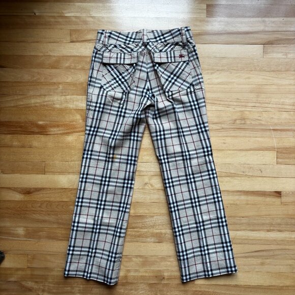 Burberry Blue Label Women's Plaid Pants - Size 38 (US 4-6) - Picture 10 of 11